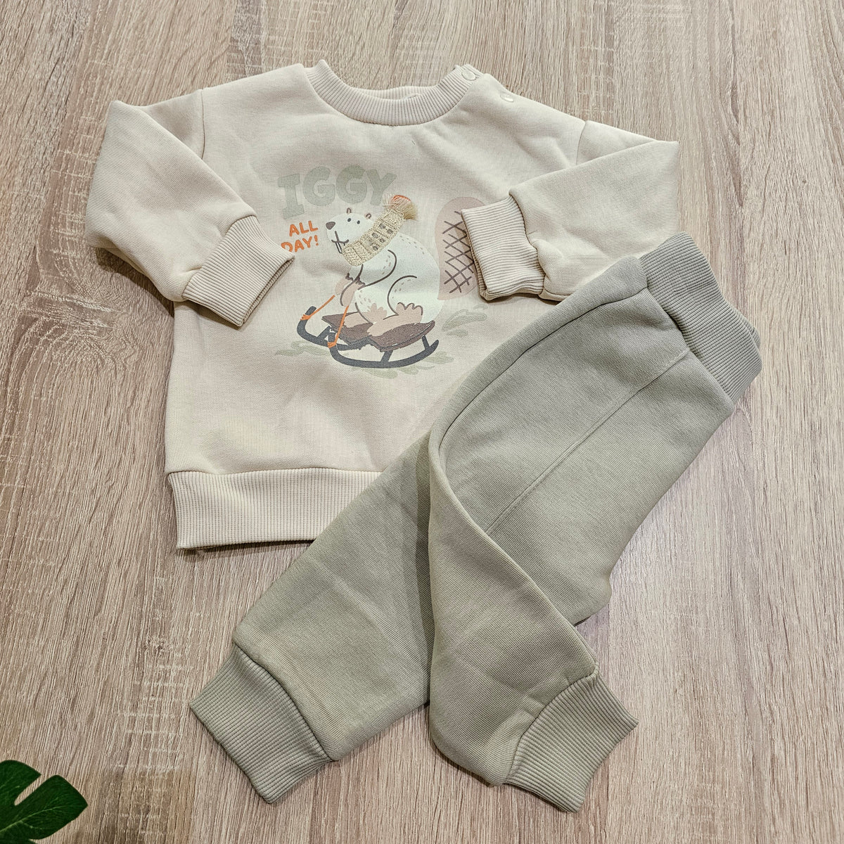 All day Green - Iggy Fleece set