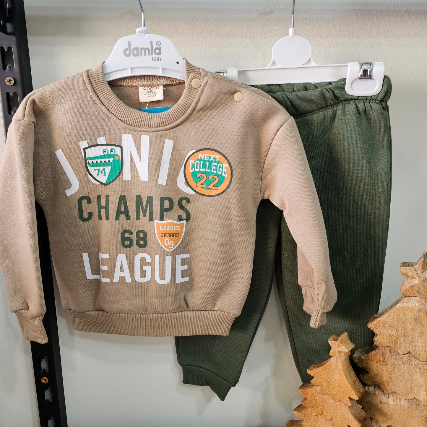 Damla green - fleece set