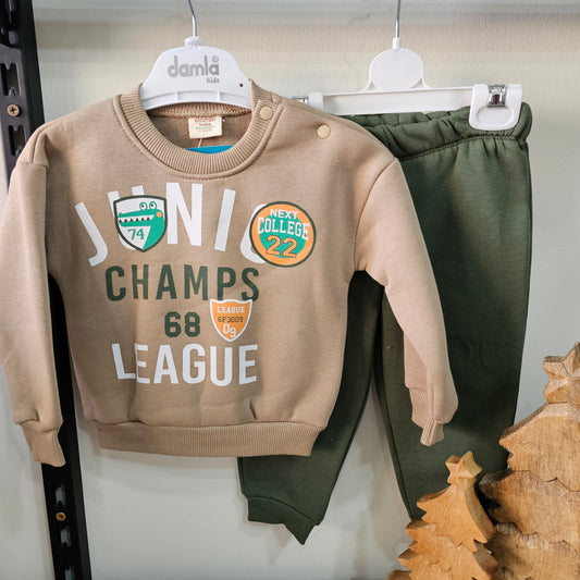 Damla green - fleece set