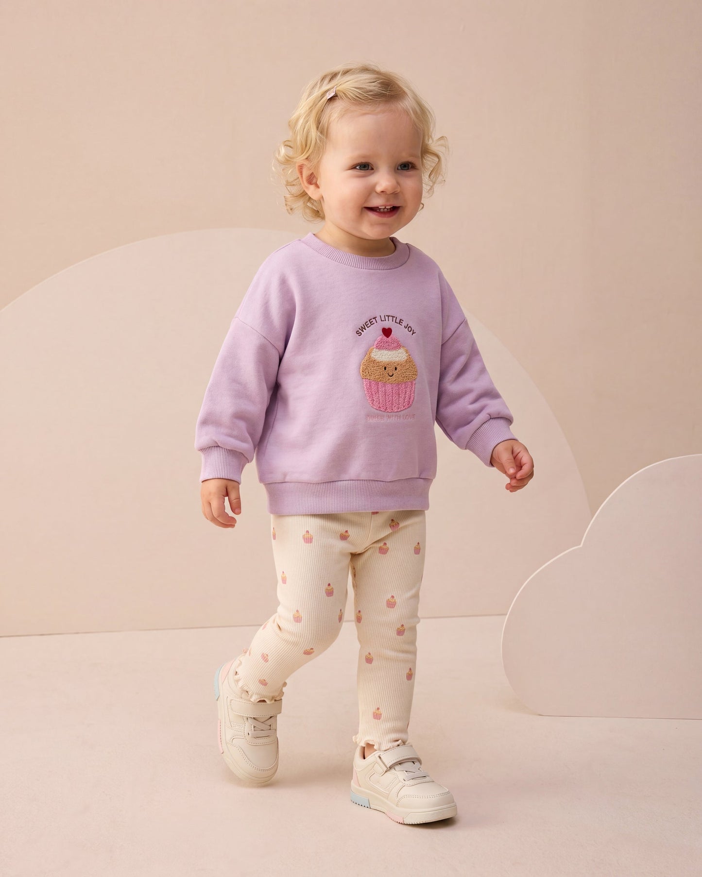 CupCake Purple- cotton set