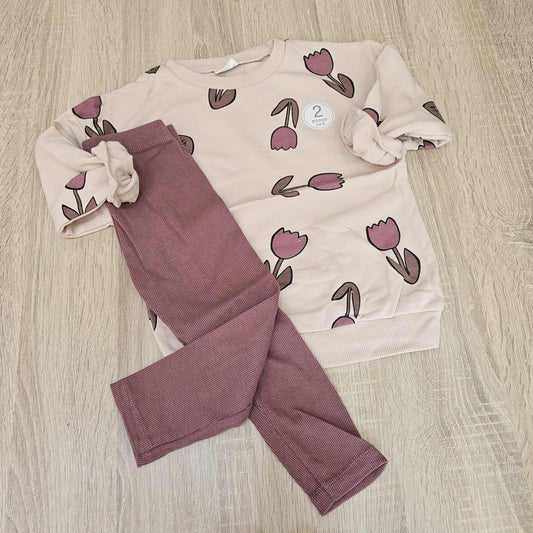 Horkideh set cotton pink