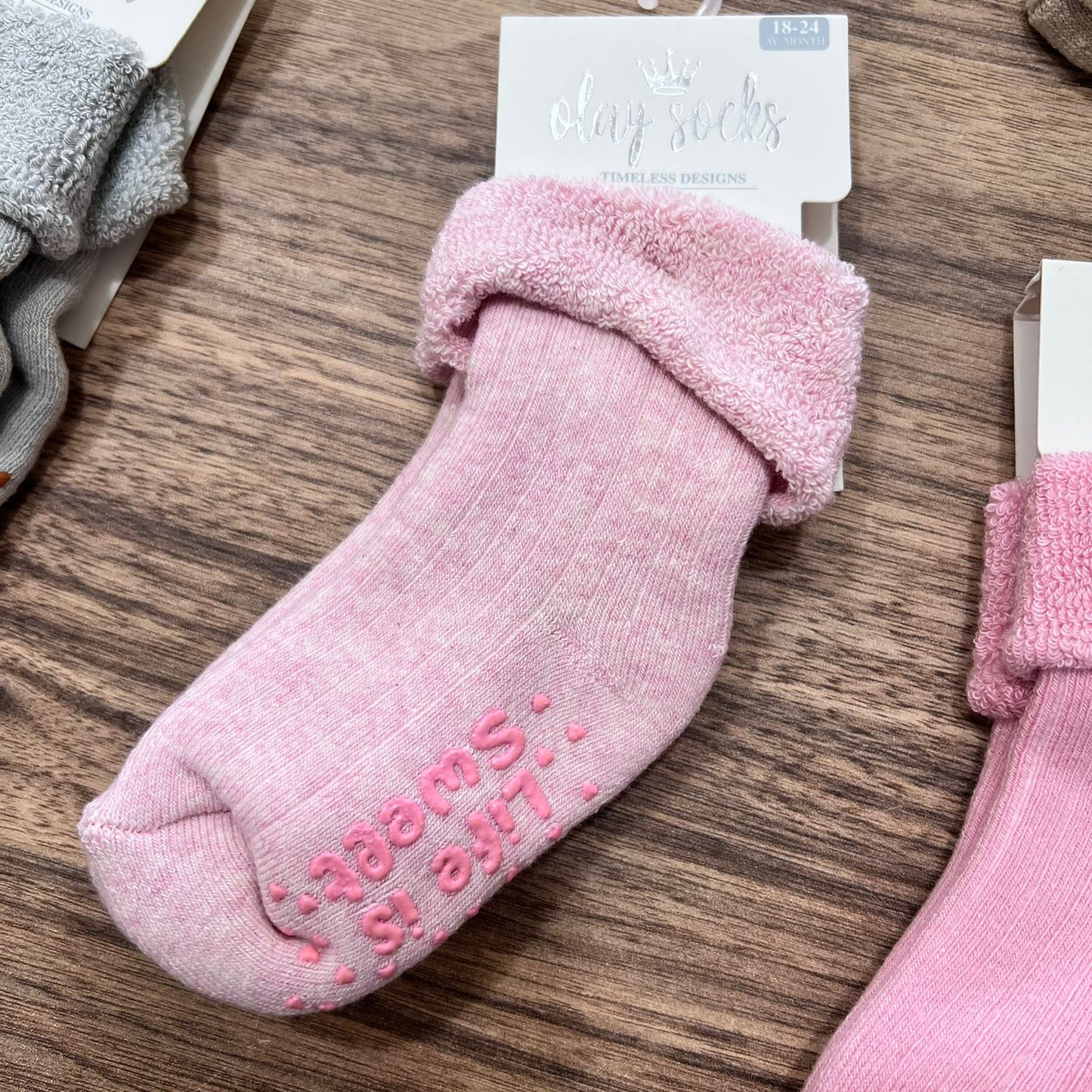 Olay Socks fleece inside grils