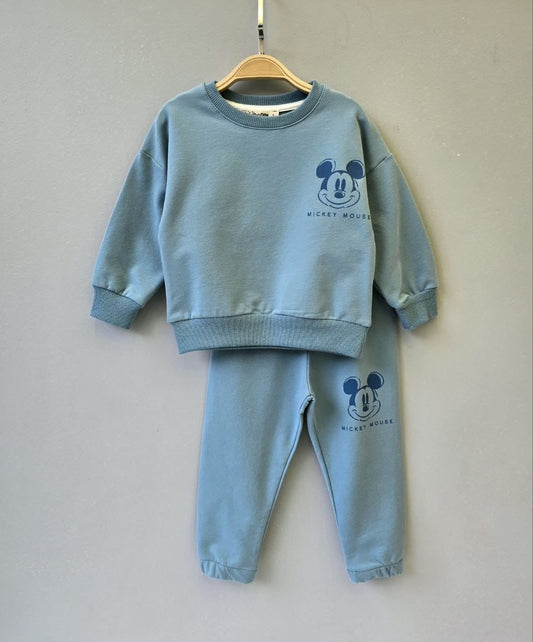 Mickey blue- cotton set