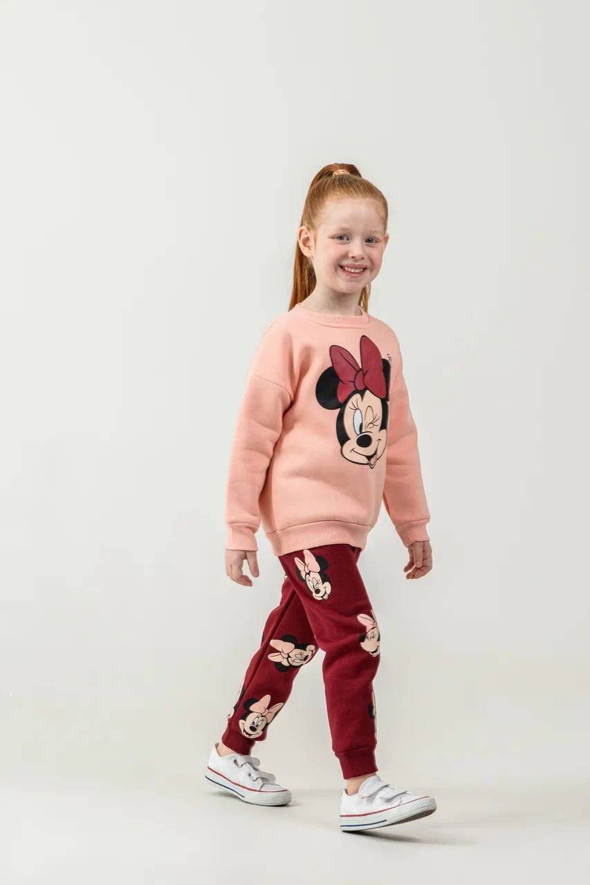 Minnie bordeaux- fleece set