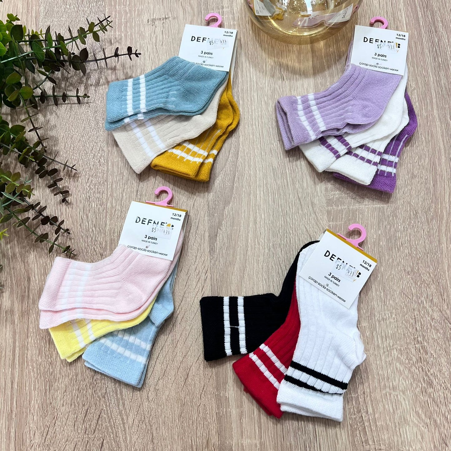 Socks colorful- 3 pairs