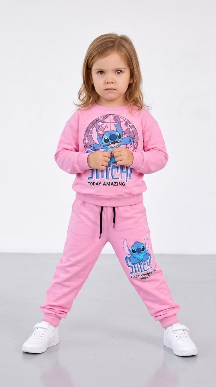 Stitch pink - Cotton Wikiboom