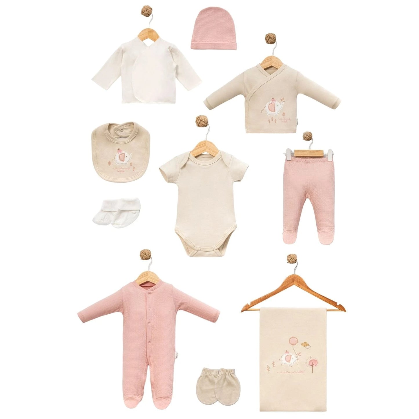 Elephant Pink - 10 pieces hospital set