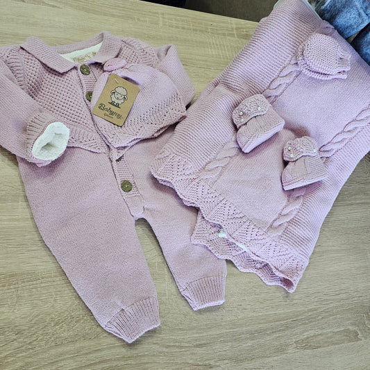 Fleece hospital set girls -  0-3 months