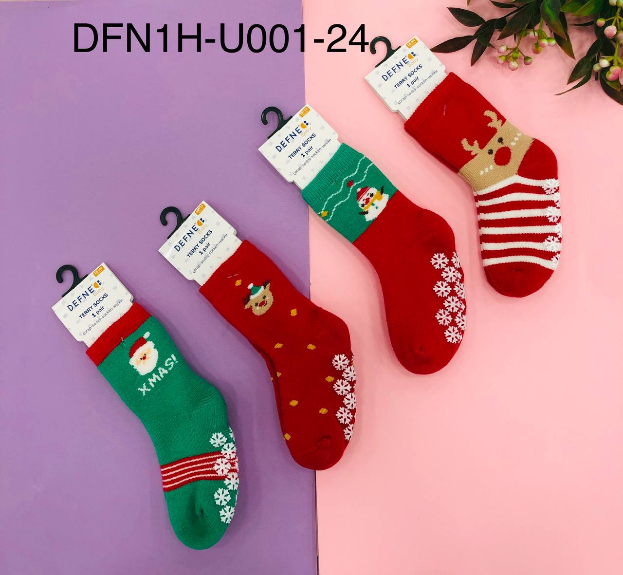 Christmas socks - fleece inside