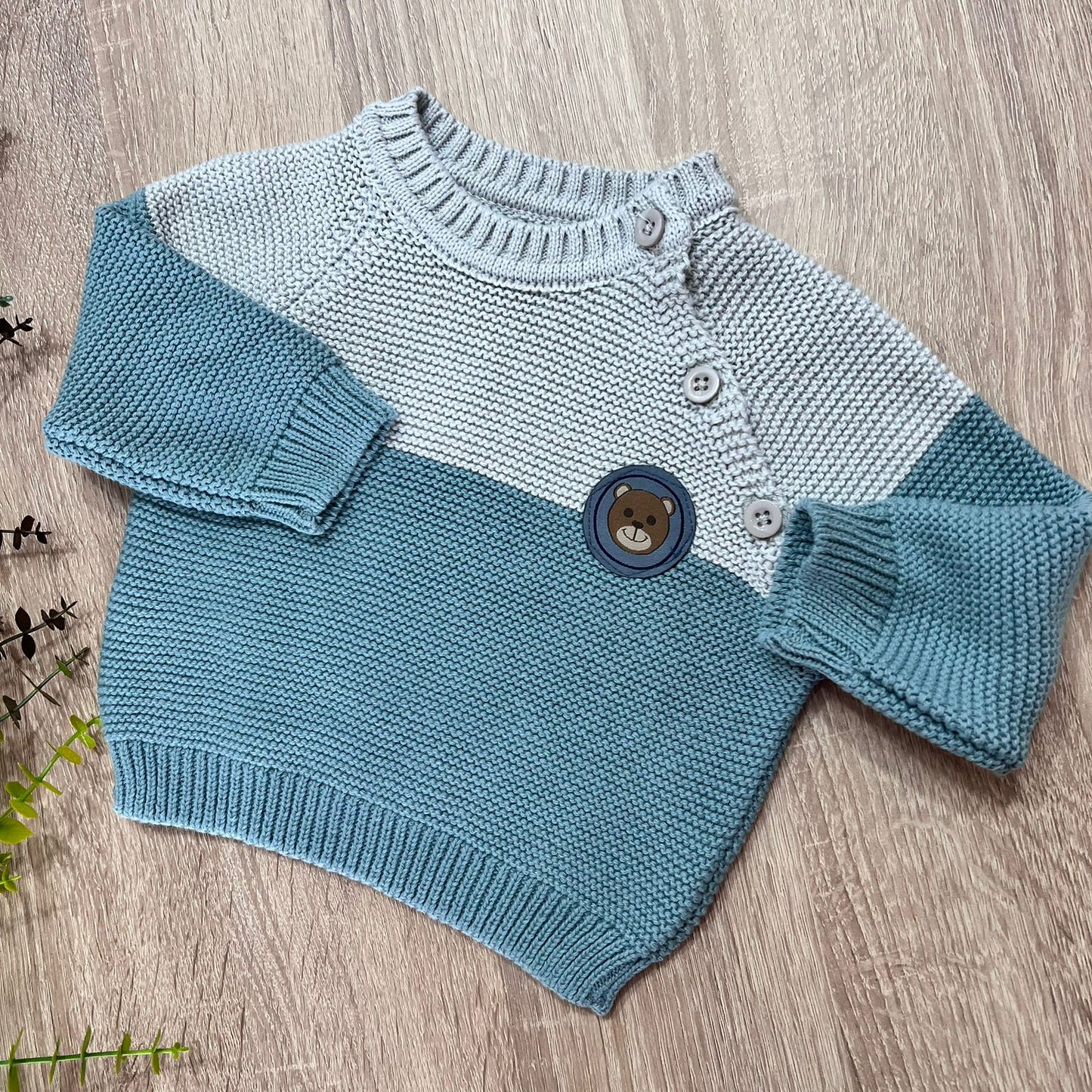 Teddy green / wool sweater