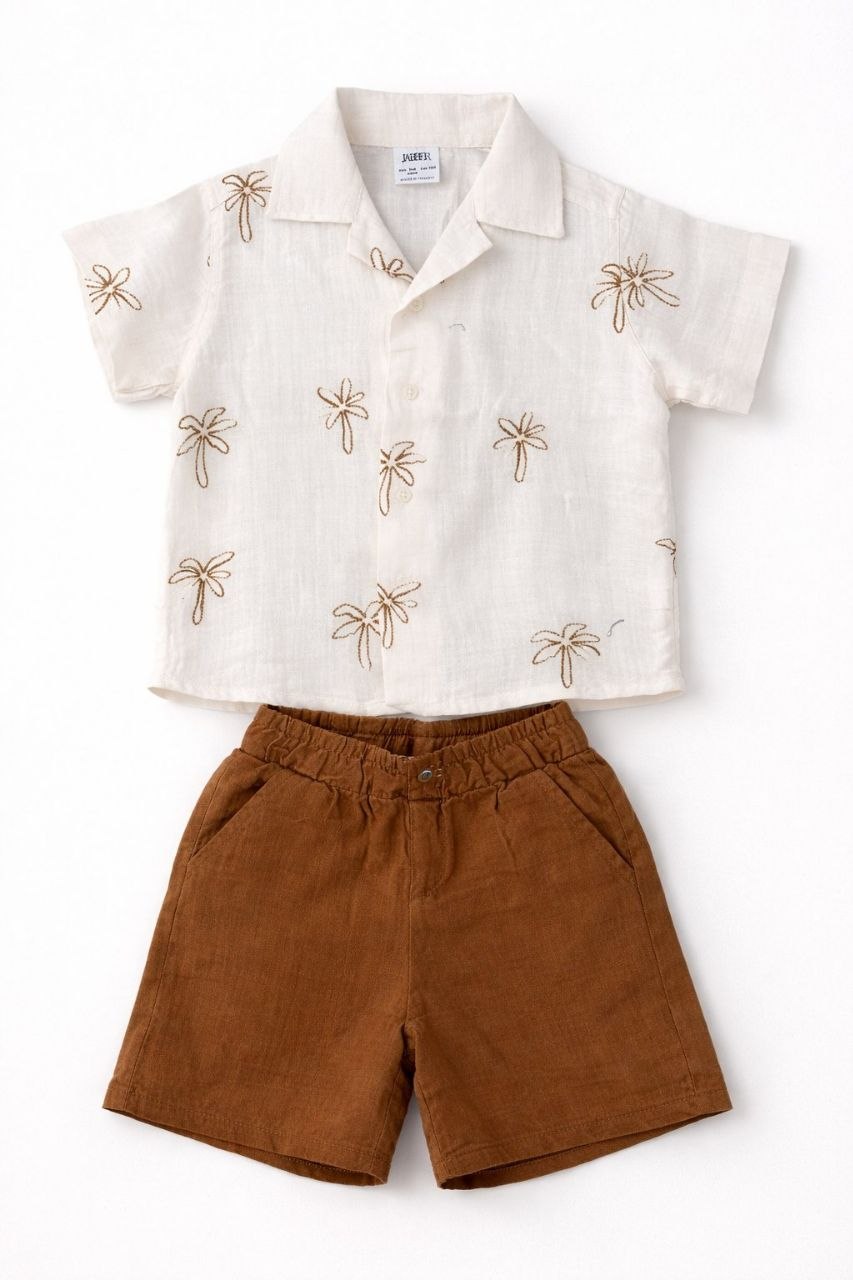 Palms Linen Set - Jabber
