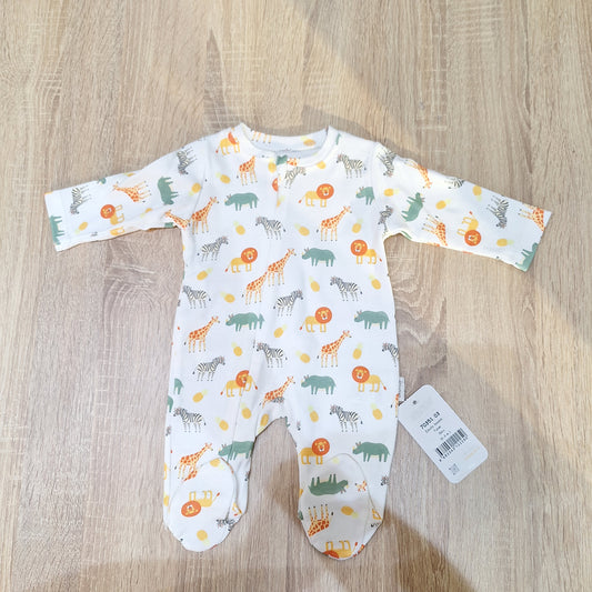 Giraffe cotton overall