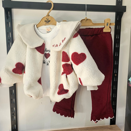 La vie en rose  - fleece set