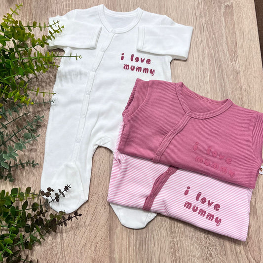 I love daddy - cotton overalls   - high quality