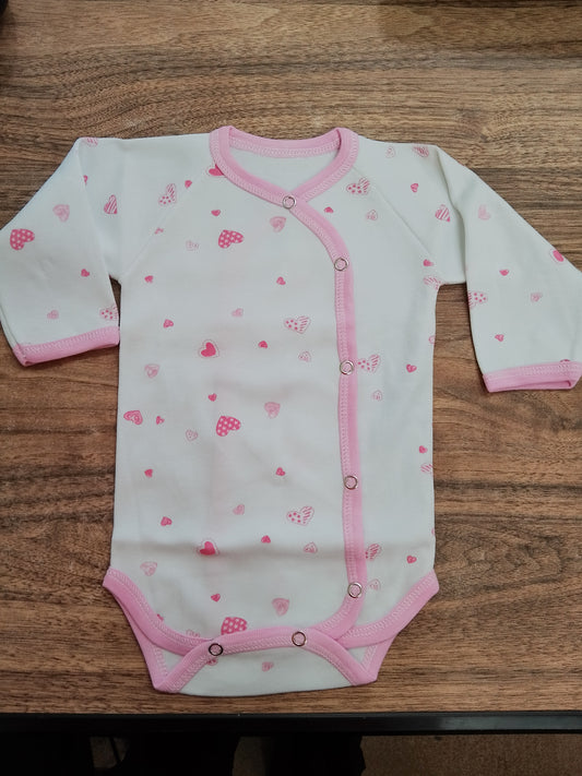 Body long sleeve cotton hearts
