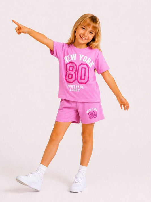 New york  80 pink set