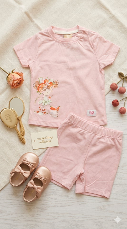 Girl pink - Cotton Set
