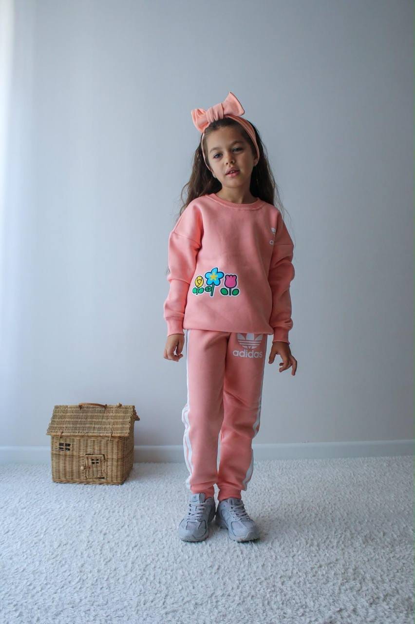 Adidas flower fleece set jeliboom