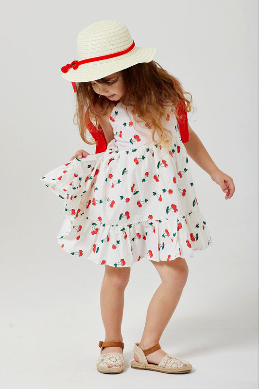 Cerises Dress & hat