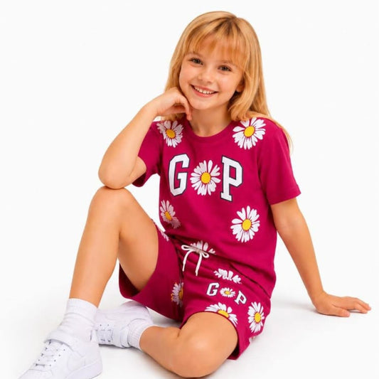 Gap flowers fuchsia set