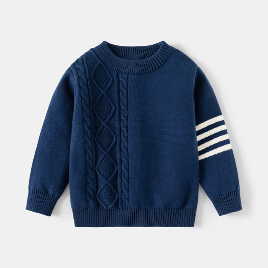 Navy classic sweater