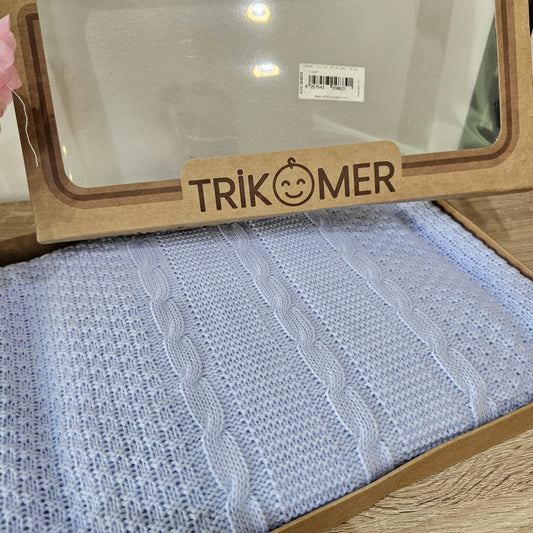 Blanket trico blue