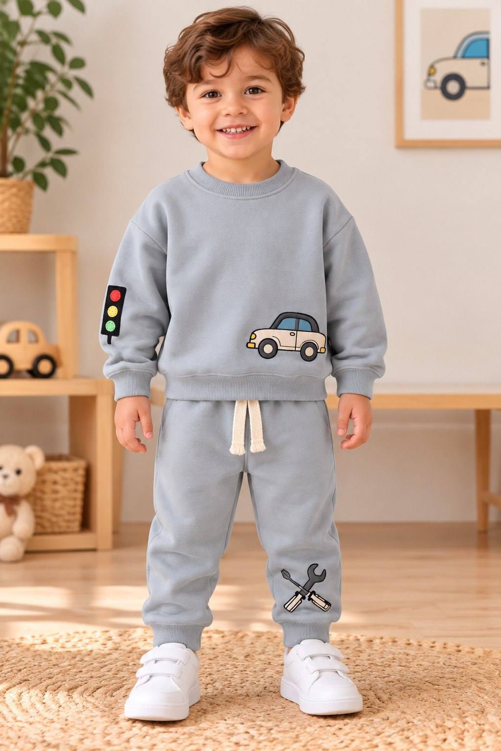 Car repair Grey - cotton liliboom