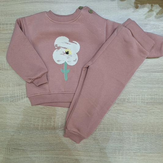 Tulip saumon - Fleece set