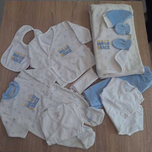 Moon back hospital set (lady)10 pics velour