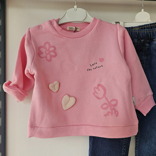 Love the nature sweatshirt - fleece