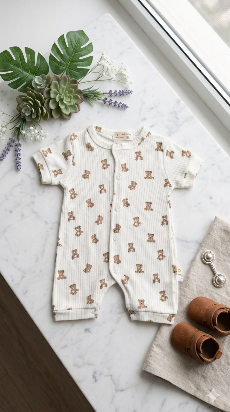 Summer boy overall short
