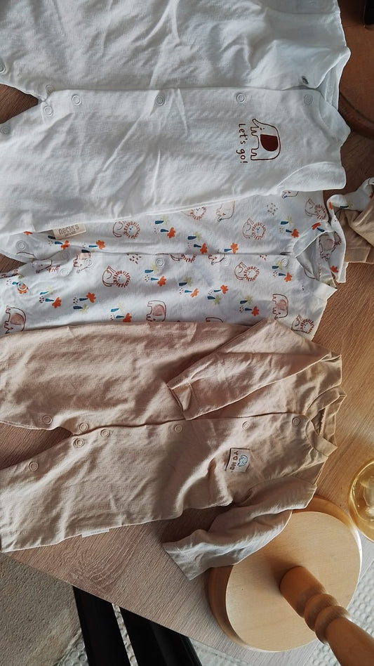 Lion 3 pieces- cotton overalls