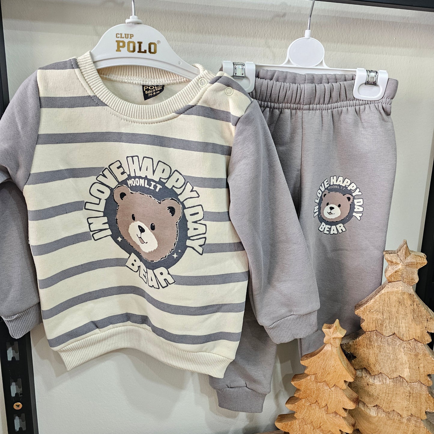 Moonlit grey  - fleece set