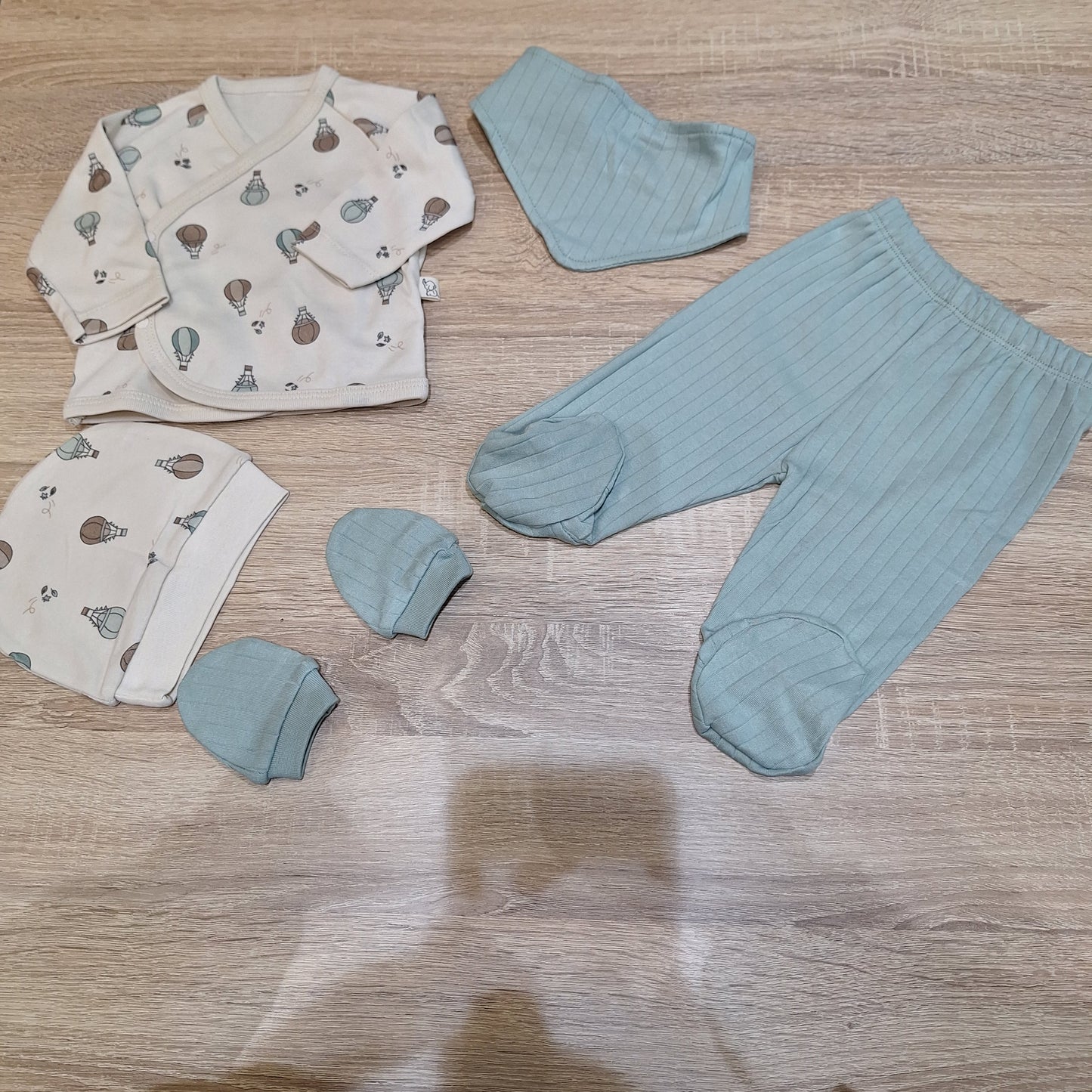 Air balloon green - 5 pieces hospital set