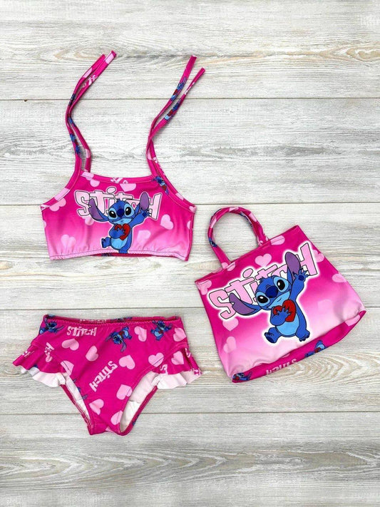 Stitch pink / swimwear