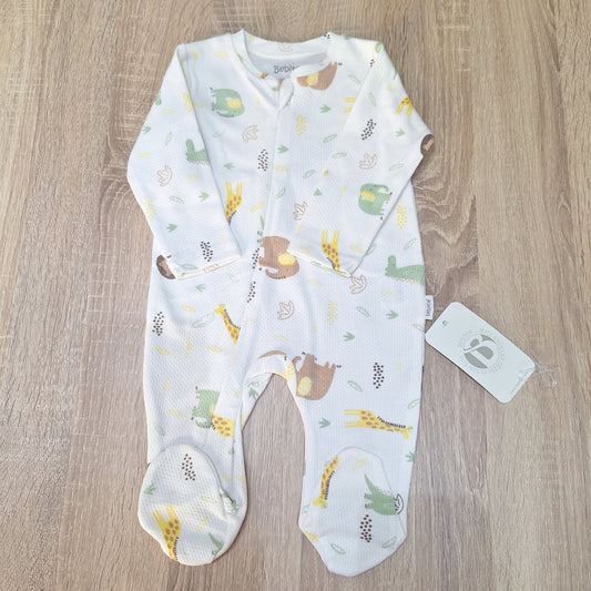 Green elephant- cotton overall