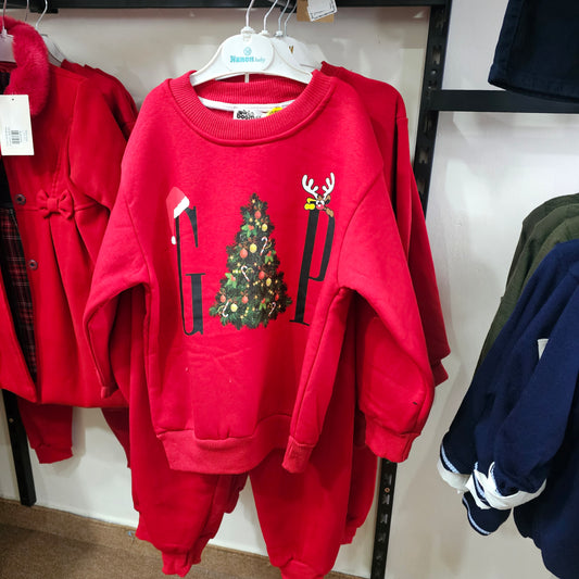 Gap christmas red - fleece set