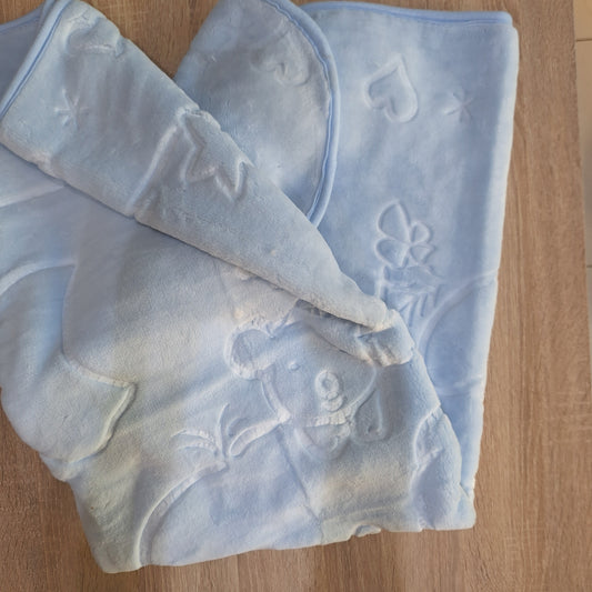 Elephant blue blancket