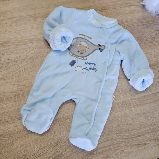 Happy journey - fleece overall