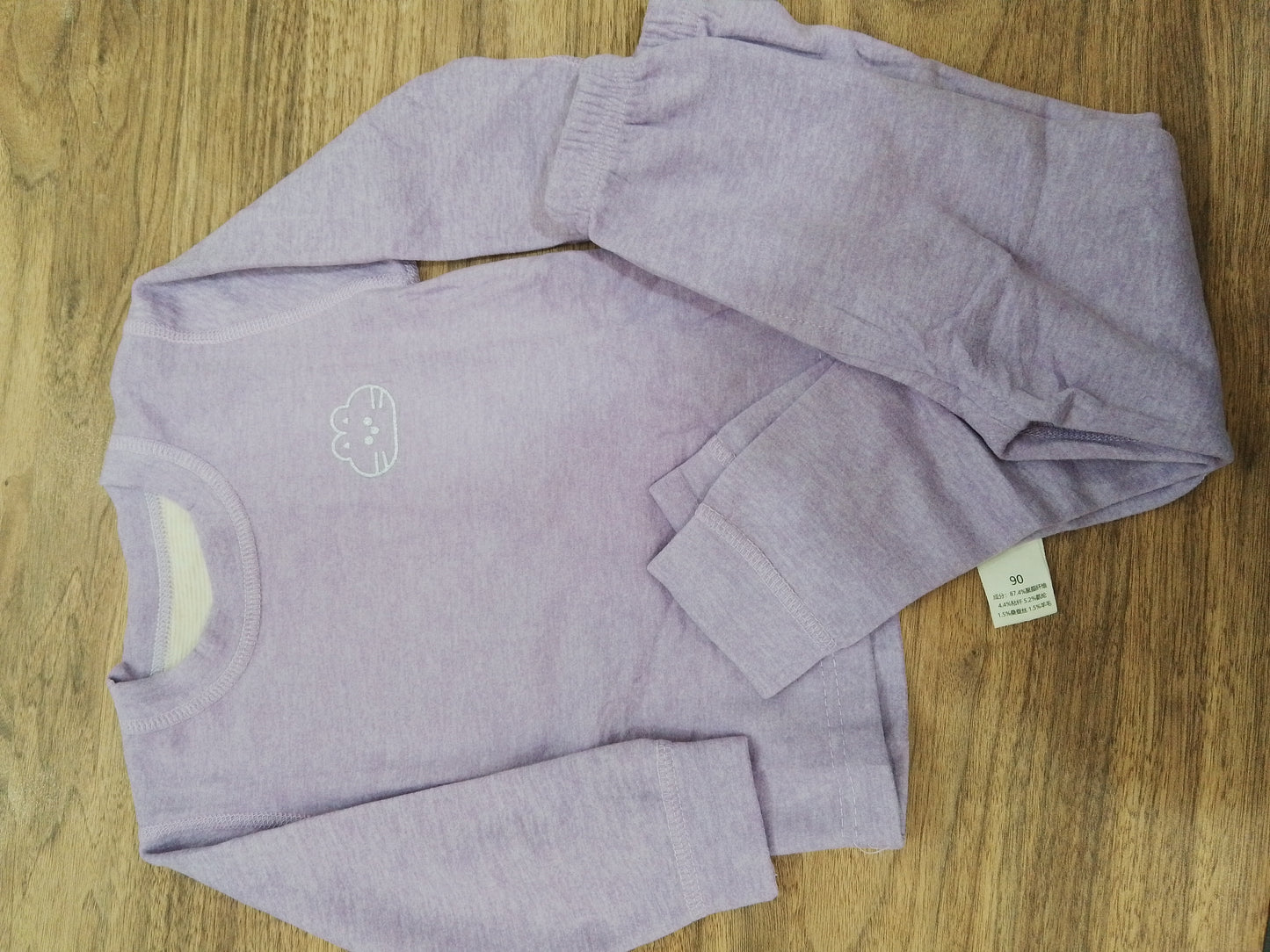 Pyjama polaire- pastel purple