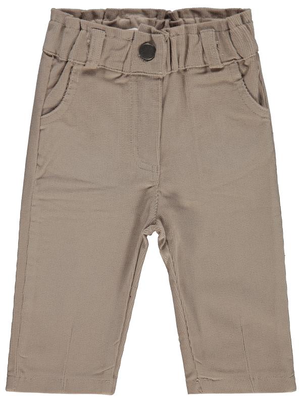 Velvet trouser -nude