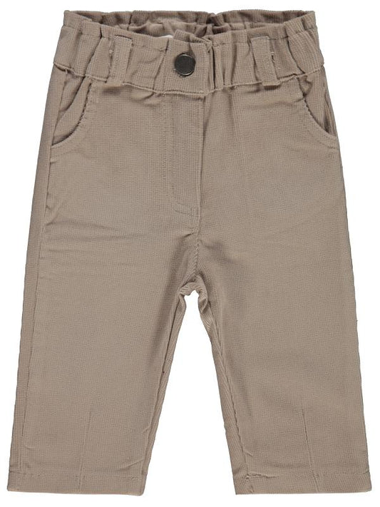 Velvet trouser -nude