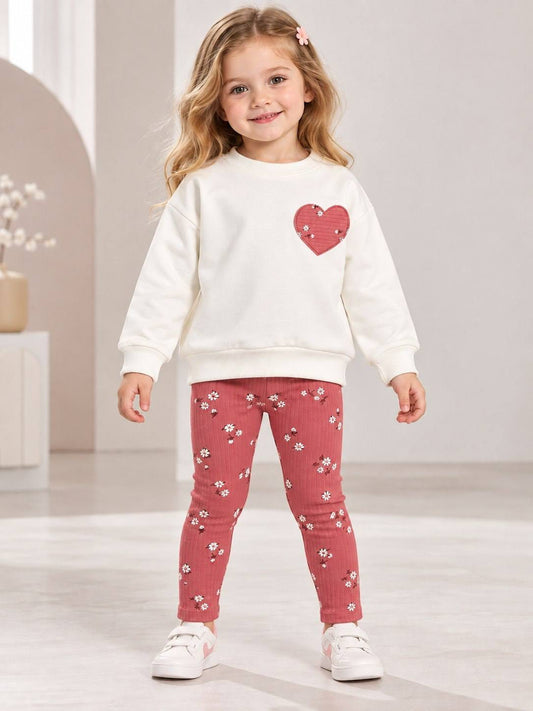 Heart rose cotton