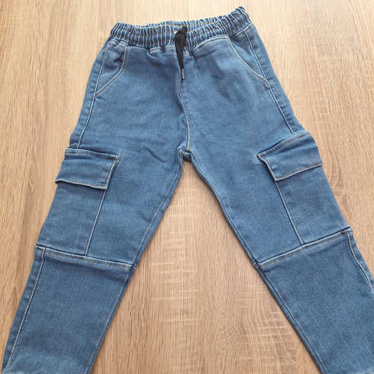 Light cargo jeans