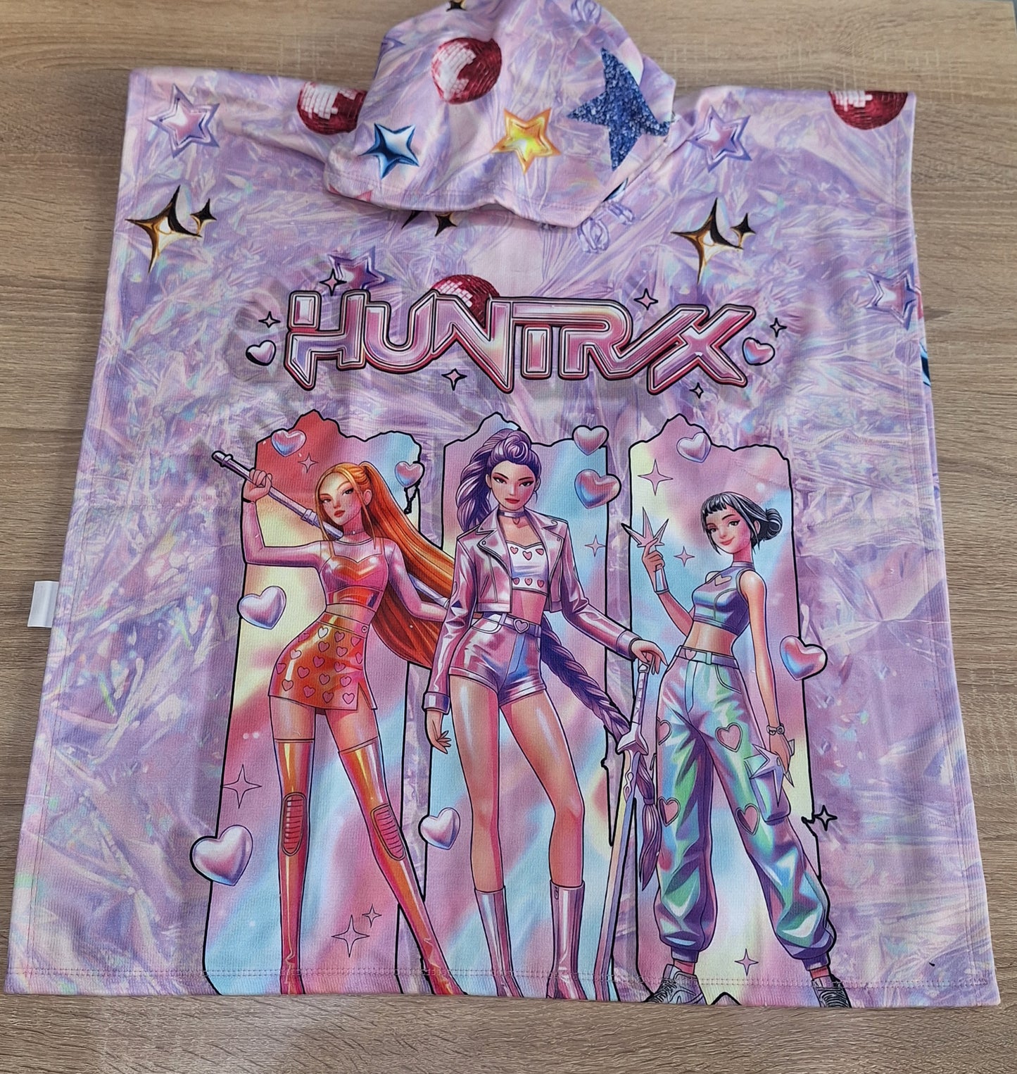 Girl huntrix purpel puncho