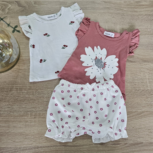 Flowers and cherry