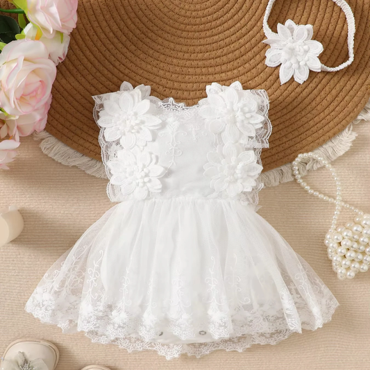 Flor Dress - White