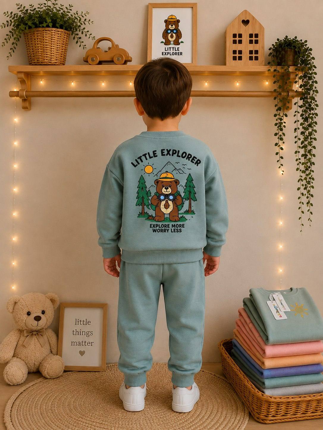 Little explorer Aqua - Cotton Set