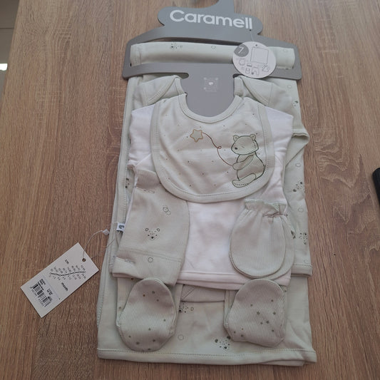 7 pieces star set- caramell