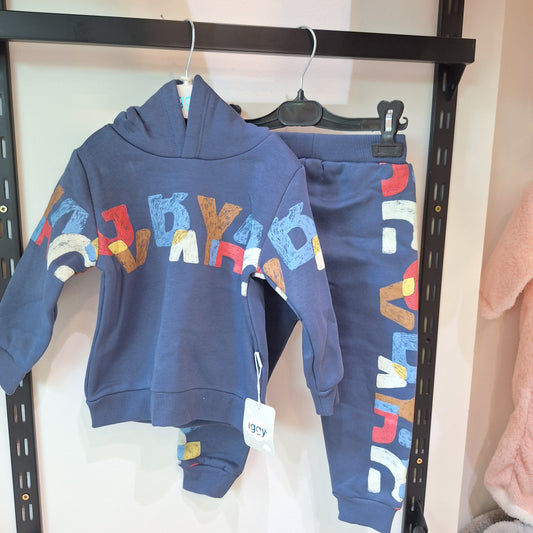 Iggy navy- fleece set